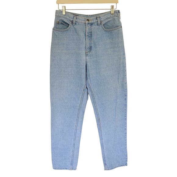 Lands End Vintage Light Wash Straight Leg Jeans - Picture 3 of 6